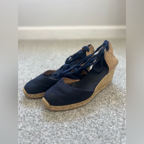 Castañer Carina Ankle Tie Wedge Espadrilles - Picture 3 of 5